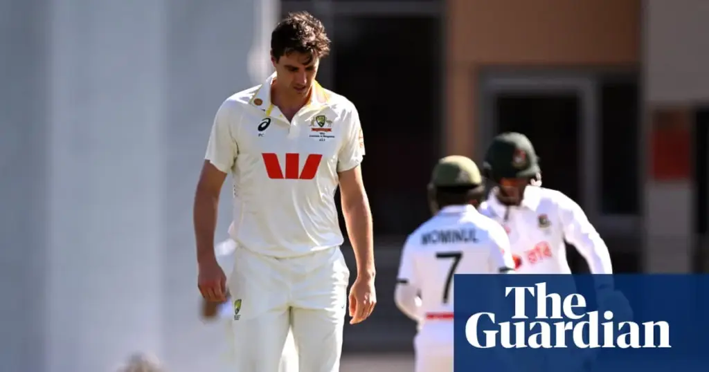 Australia bowlers toil as Tanzid Hasan ton puts Bangladesh in command of first Test