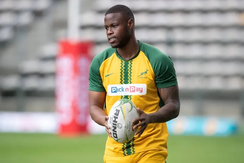 Aphelele Fassi will start at fullback for the Springboks when they face Argentina in a one-off Test in Buenos Aires on Saturday(Rodger Bosch/AFP)