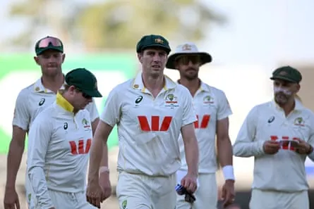 Australia’s bowling attack led by captain Pat Cummins is left frustrated after taking five Bangladesh wickets on day two of the first Test